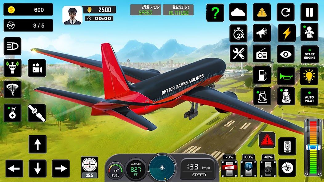 Flight Simulator : Plane Games 