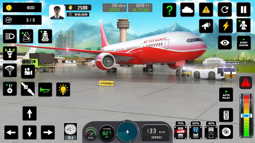 Flight Simulator : Plane Games 