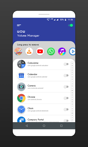 WOW Volume Manager - App volume control