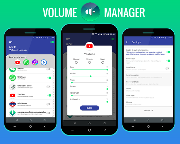 WOW Volume Manager - App volume control