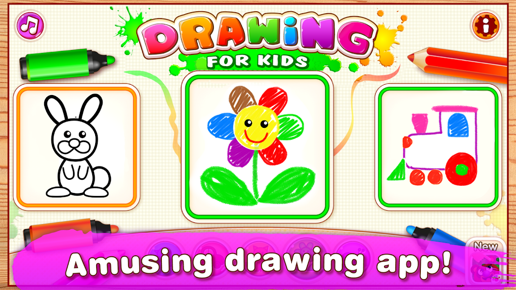 Bini Drawing for kids games 