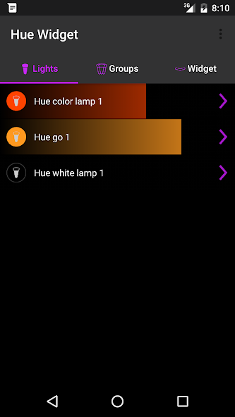 Hue Widget