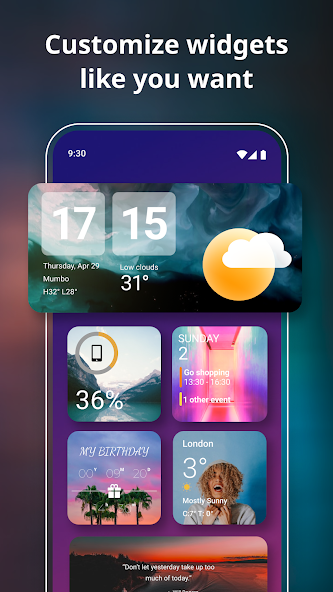 Widgets iOS 17 - Color Widgets