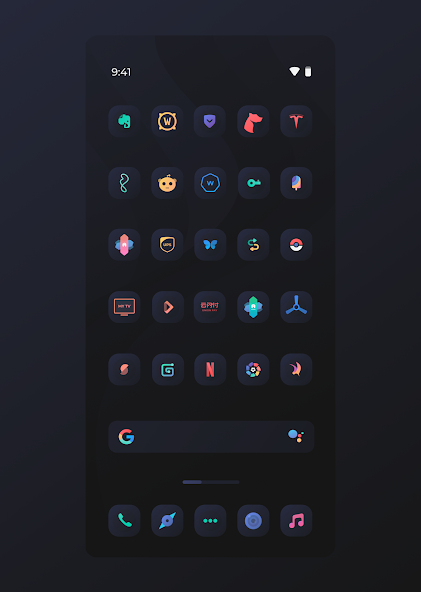 Viola Dark Icon Pack