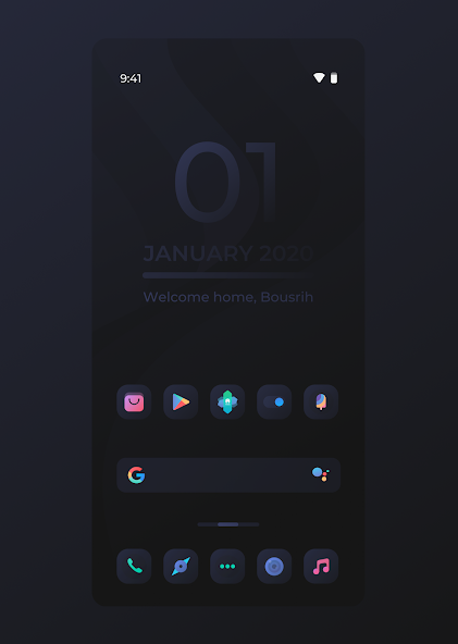 Viola Dark Icon Pack