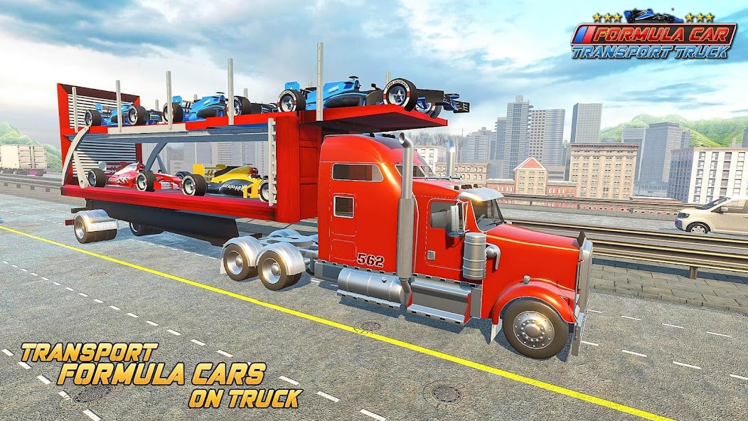 Formula Car Transporter Truck 