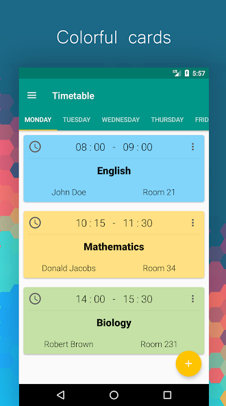 Timetable