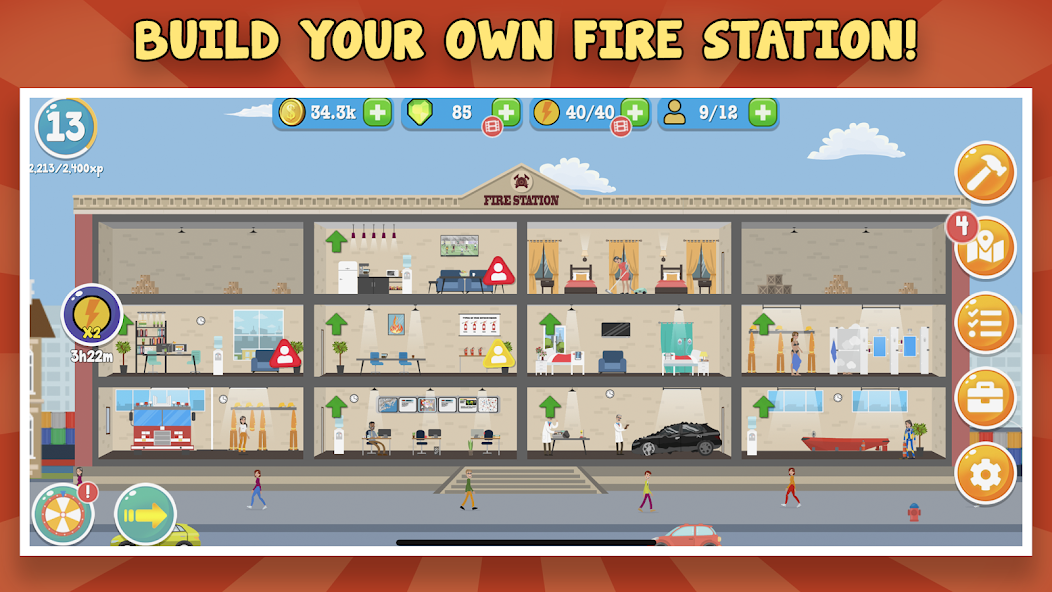 Fire Inc: Classic fire station 