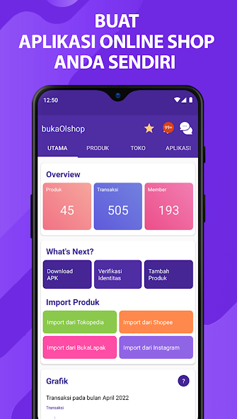 bukaOlshop - Buat App Toko