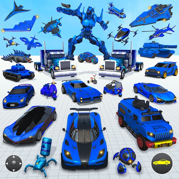 Robot Car Transformation Games 