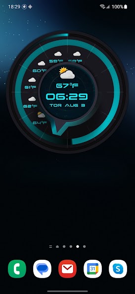 Android Clock Widgets