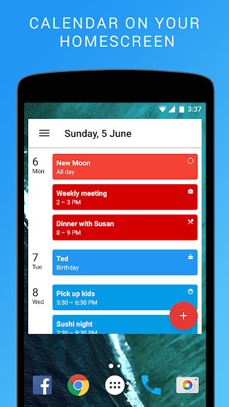 Calendar Widget: Agenda - Beau