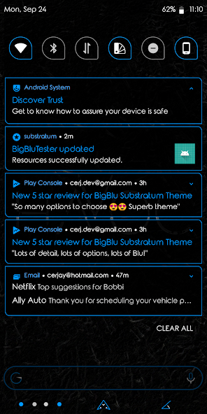 BigBlu Substratum Theme