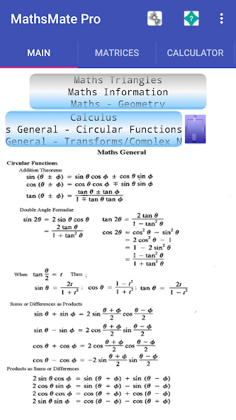 MathsMate Equation Solvers,unit covert,sci-cal Pro