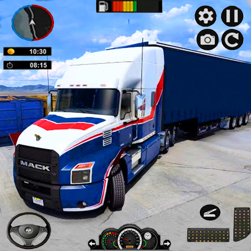 American Truck Driving Trailer