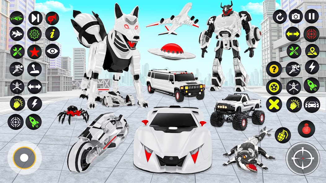 Fox Robot Transform Bike Game 