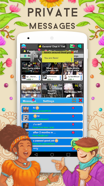 Chat Rooms - Find Friends