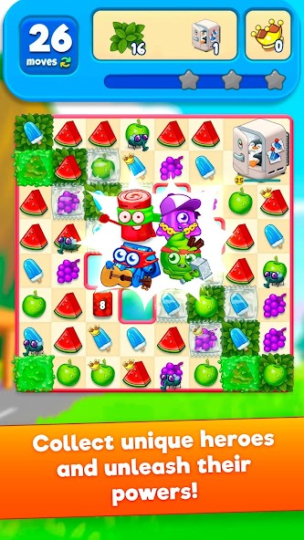 Sugar Heroes - match 3 game 