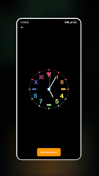 Neon Clock Wallpaper