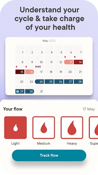 Clue Period Tracker & Calendar