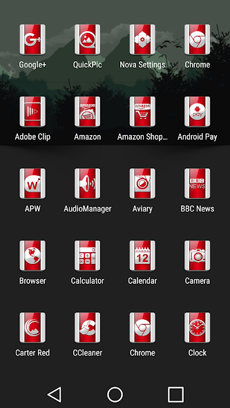 Carter Red - Icon Pack