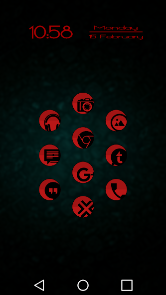 Simp 164 Red - Icon Pack