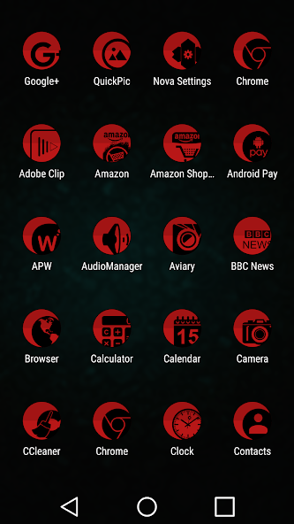 Simp 164 Red - Icon Pack