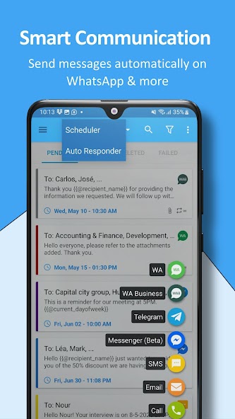 SKEDit: Auto Message Scheduler