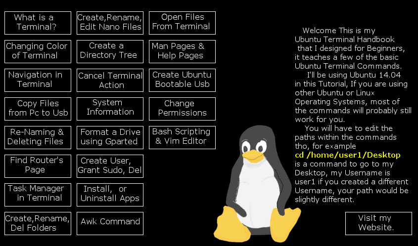 Linux Terminal Handbook