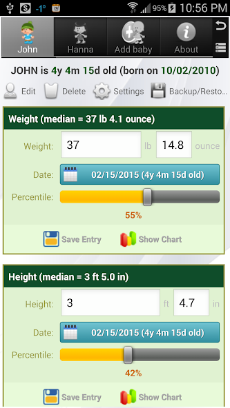 Growth Chart Pro