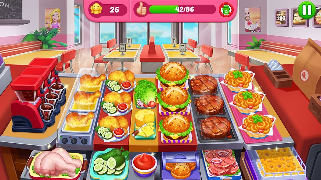 Crazy Cooking Diner: Chef Game 