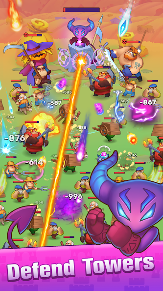 Evil Rush - Idle Tower Defense 