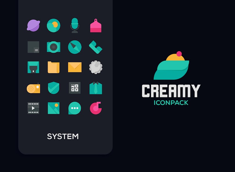 Creamy Icon pack