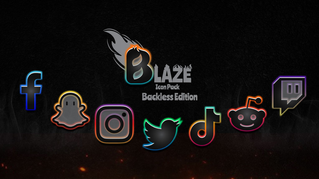 Blaze Backless Icon Pack