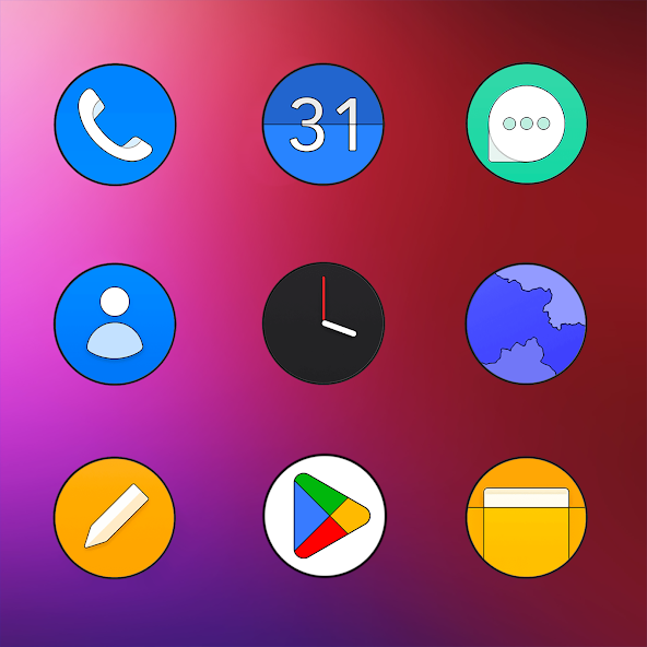 Oxigen Circle - Icon Pack