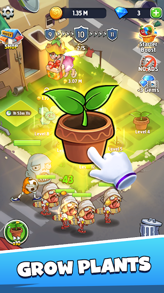 Merge Plants – Monster Defense 