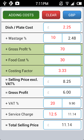 Food Costing (made simple)