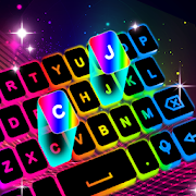 Neon LED Keyboard: RGB & Emoji