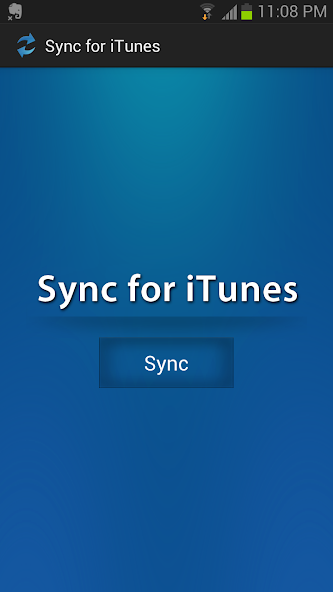 Sync for iTunes