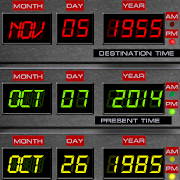 Time Circuits Dashboard Clock