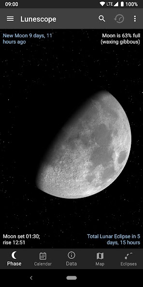 Lunescope Pro: Moon Phases+