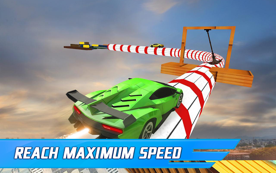 Racing Car Stunts: Crazy Track 