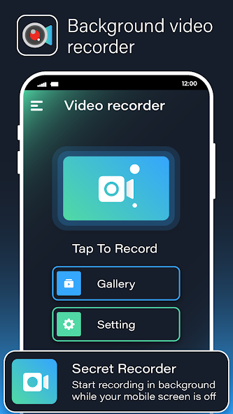 Background Video Recorder Cam