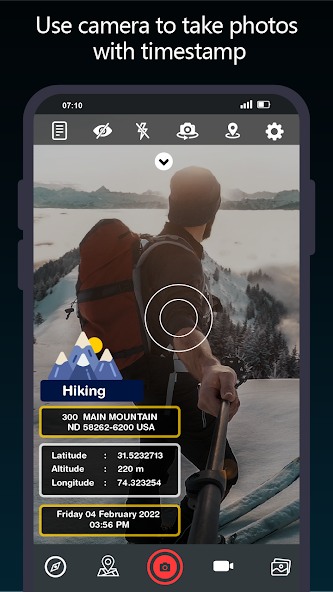 Smart GPS Camera - Timestamp