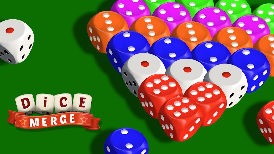 Dice Merge-Blocks puzzle 