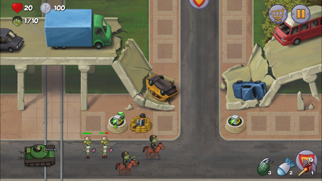 Zombie Town Defense 