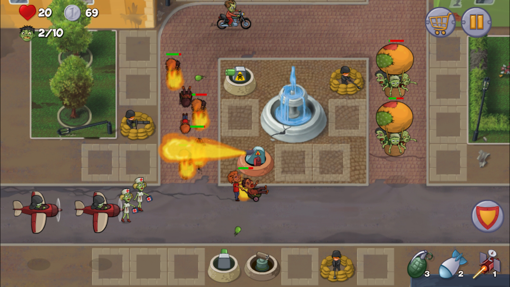 Zombie Town Defense 