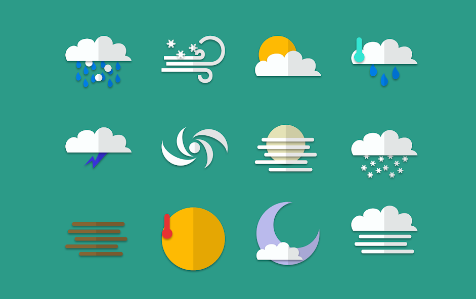 Chronus: Prakrit Weather Icons