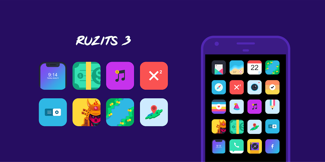 Ruzits 3 Icon Pack