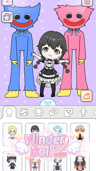 Vlinder Doll 2: dress up games 